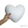 Pack of 6 - Styro 3D Hearts Red & White
